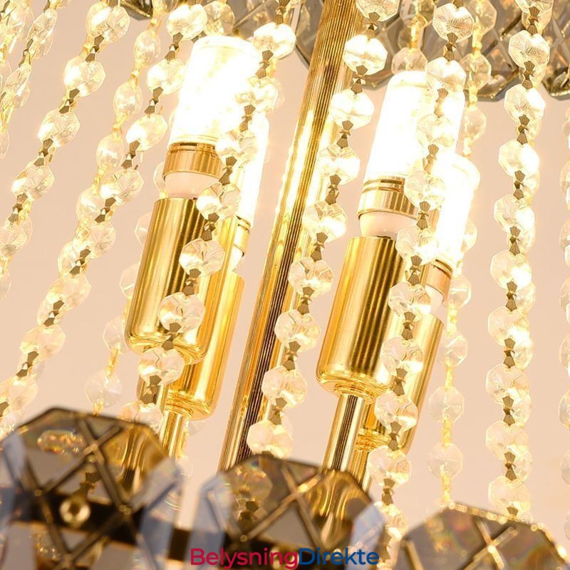 Moderne Elegant Krystall Pendellampe Konisk Taklampe