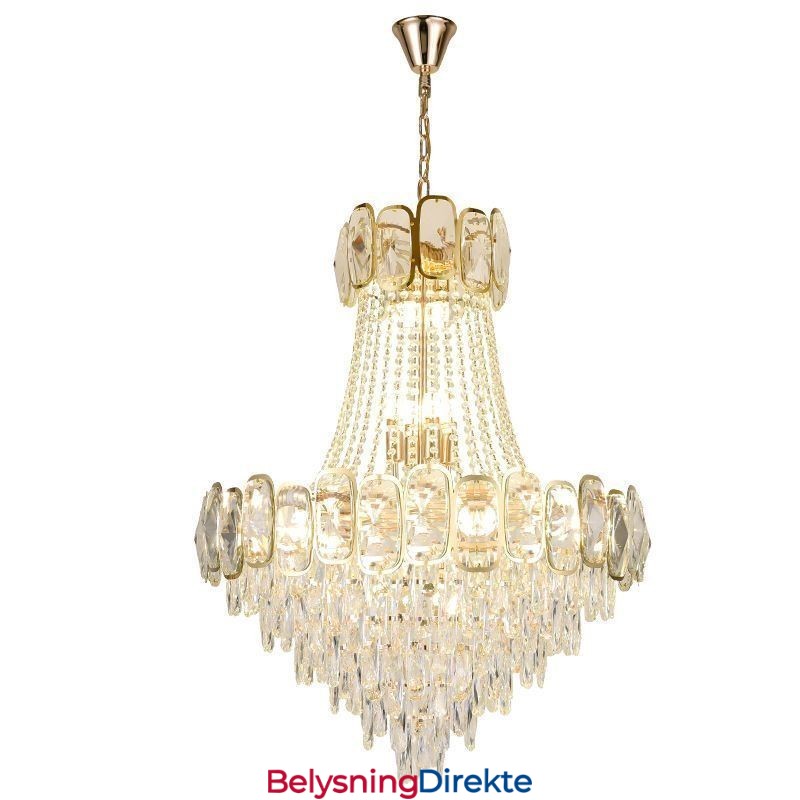 Moderne Krystall Pendellampe Rund Taklampe