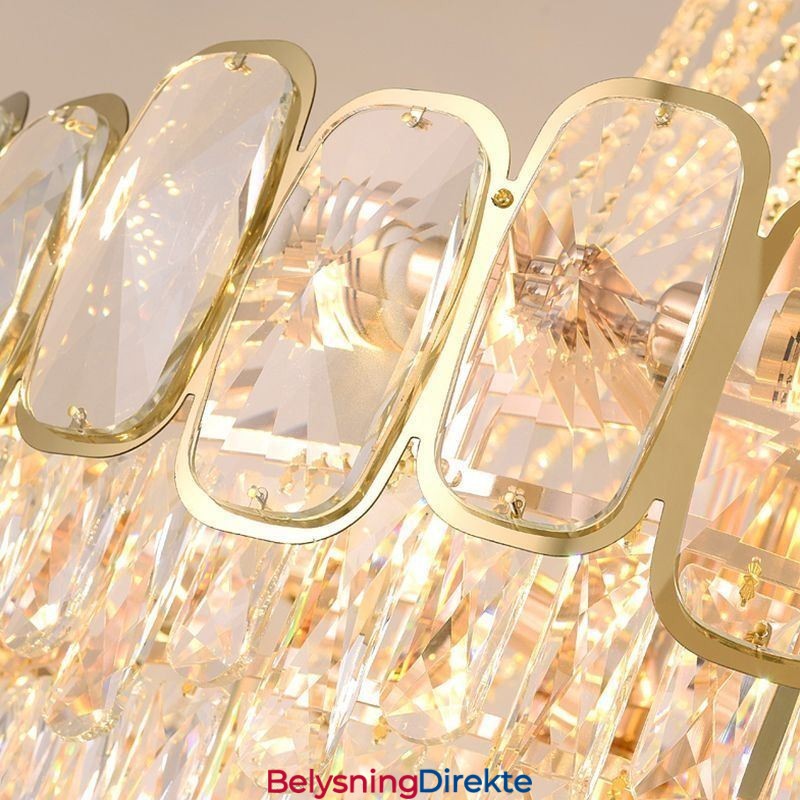 Moderne Krystall Pendellampe Rund Taklampe