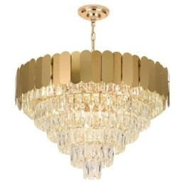 Moderne Elegant Krystall Pendellampe Konisk Taklampe