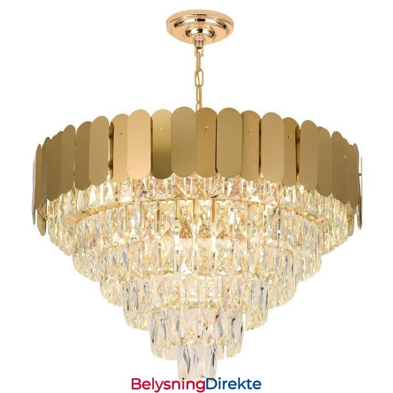 Moderne Elegant Krystall Pendellampe Konisk Taklampe