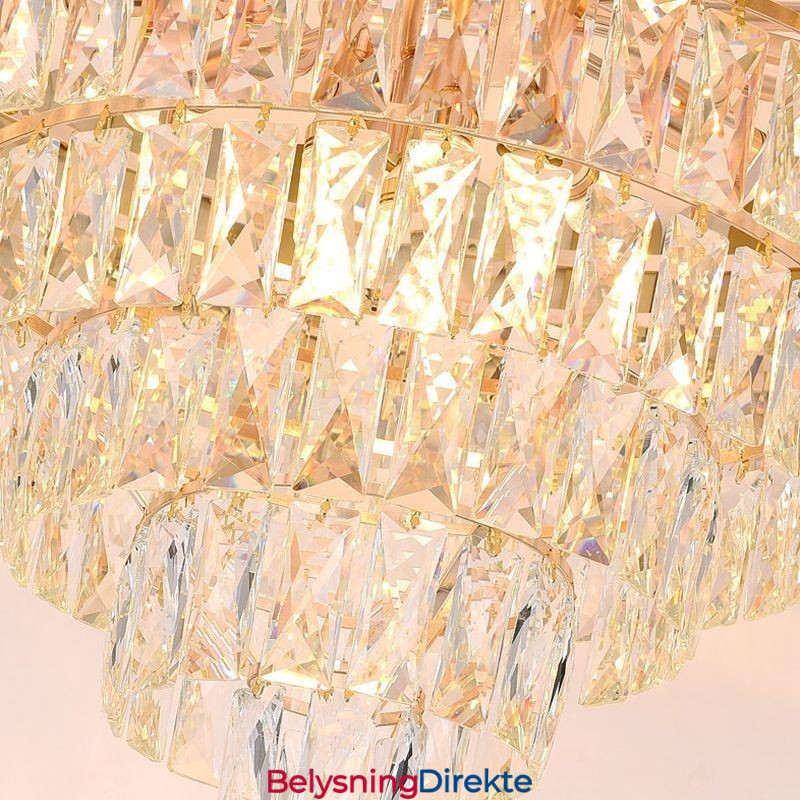 Moderne Elegant Krystall Pendellampe Konisk Taklampe