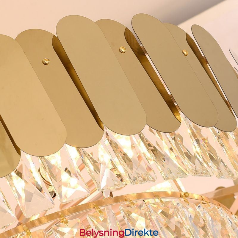 Moderne Elegant Krystall Pendellampe Konisk Taklampe