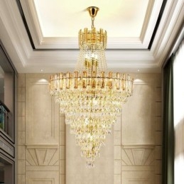 Moderne Elegant Krystall Pendellampe Konisk Hengelampe