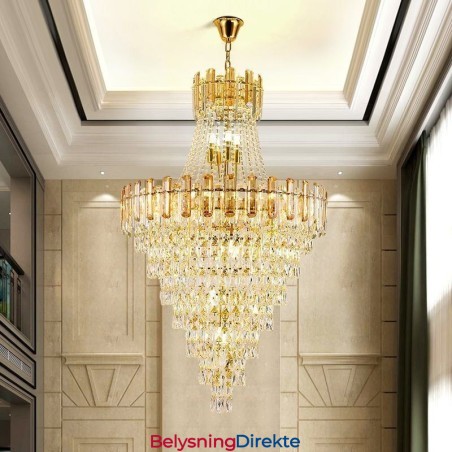 Moderne Elegant Krystall Pendellampe Konisk Hengelampe