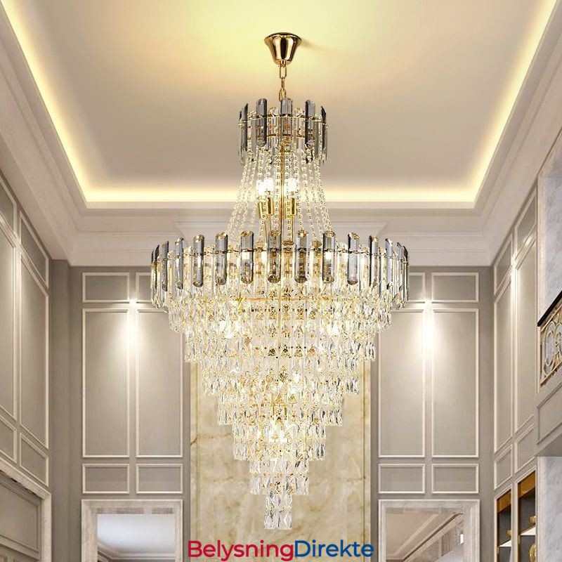 Moderne Elegant Krystall Pendellampe Konisk Hengelampe