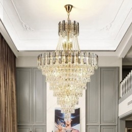 Moderne Elegant Krystall Pendellampe Konisk Hengelampe