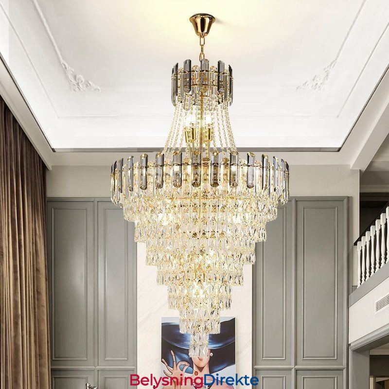 Moderne Elegant Krystall Pendellampe Konisk Hengelampe