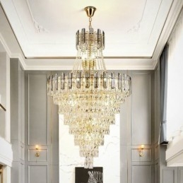 Moderne Elegant Krystall Pendellampe Konisk Hengelampe