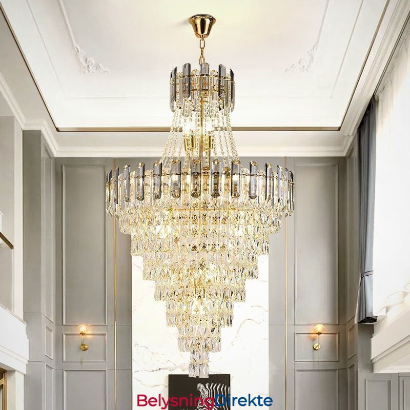 Moderne Elegant Krystall Pendellampe Konisk Hengelampe