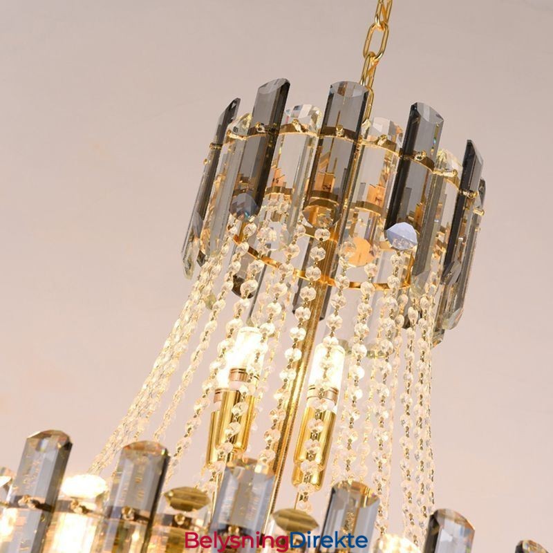 Moderne Elegant Krystall Pendellampe Konisk Hengelampe