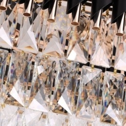 Krystall Pendellampe Oval Taklampe