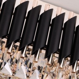 Krystall Pendellampe Oval Taklampe