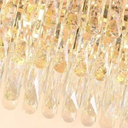 Moderne Krystall Pendellampe Oval Taklampe