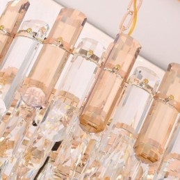 Moderne Krystall Pendellampe Oval Taklampe