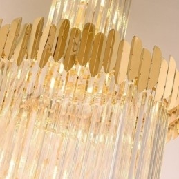 Europeisk Pendellampe Krystall Hengende Lampe Trapper Entré