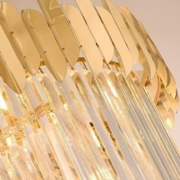 Europeisk Pendellampe Krystall Hengende Lampe Trapper Entré