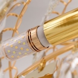 Europeisk Pendellampe Krystall Hengende Lampe Trapper Entré