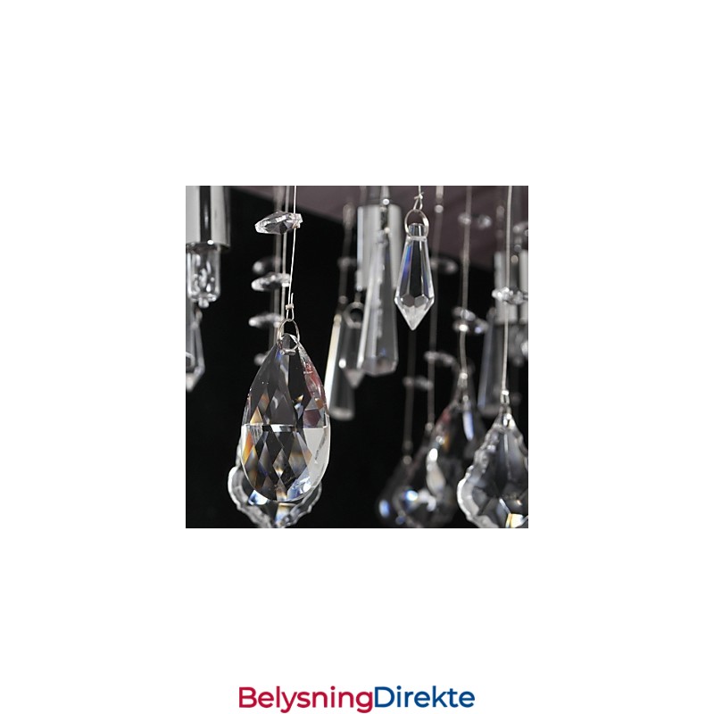 Tradisjonell Klassisk Krystallkrone I Metall