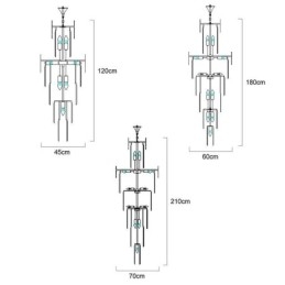 Moderne Spektakulære Høytliggende Pendellampe I Trapper