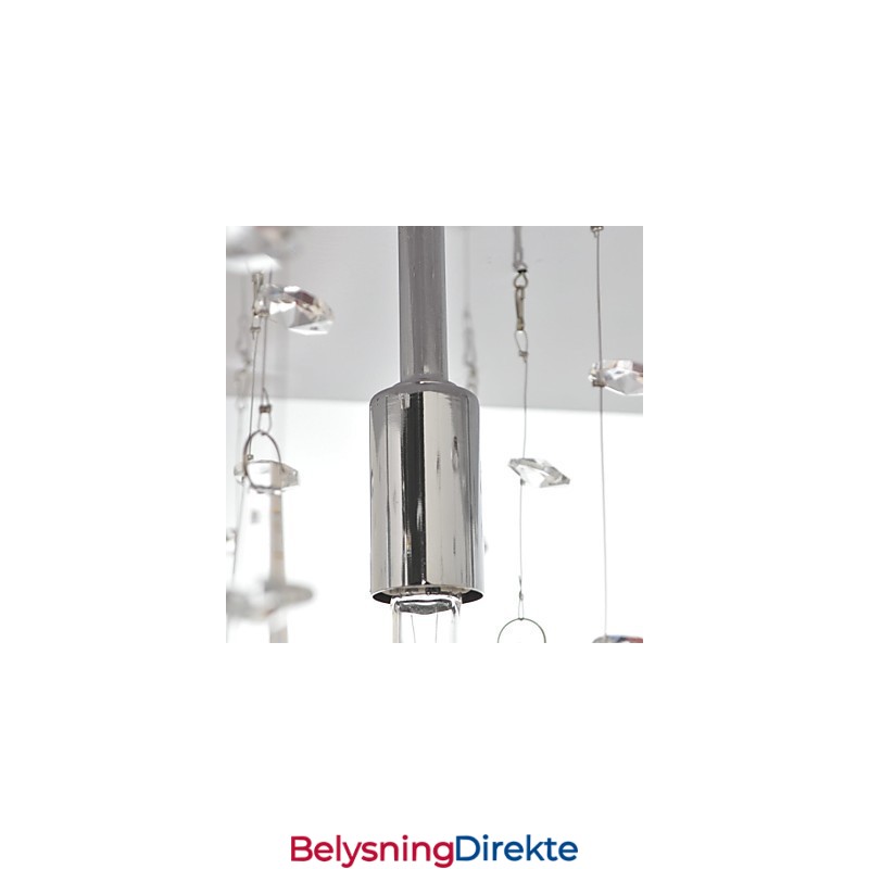 Tradisjonell Klassisk Krystallkrone I Metall