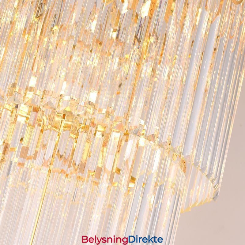 Moderne Spektakulære Høytliggende Pendellampe I Trapper