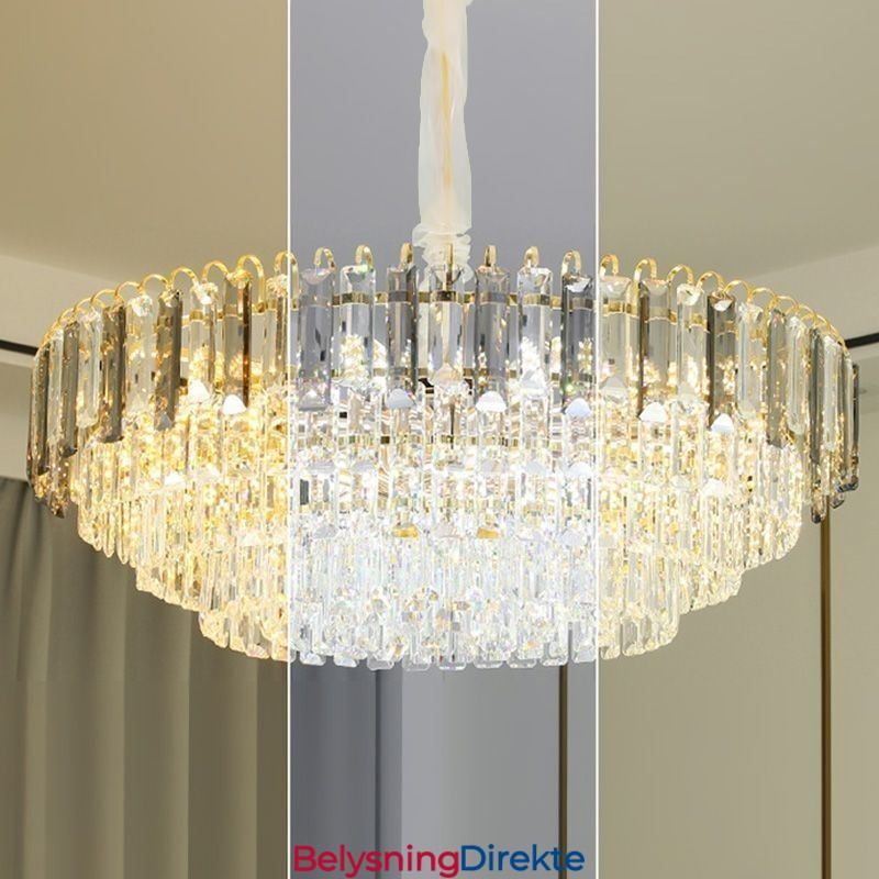 Krystall Pendellampe Luksuriøs Takbelysning 12 16 Lys