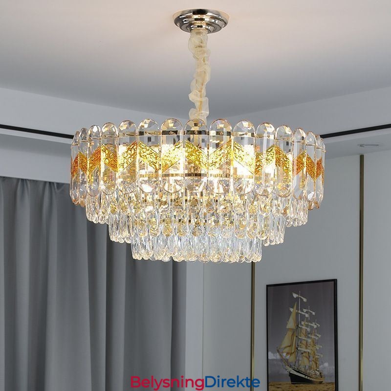 Luksuriøs Pendellampe I Krystall I Tak, 9, 12, 16 Lys