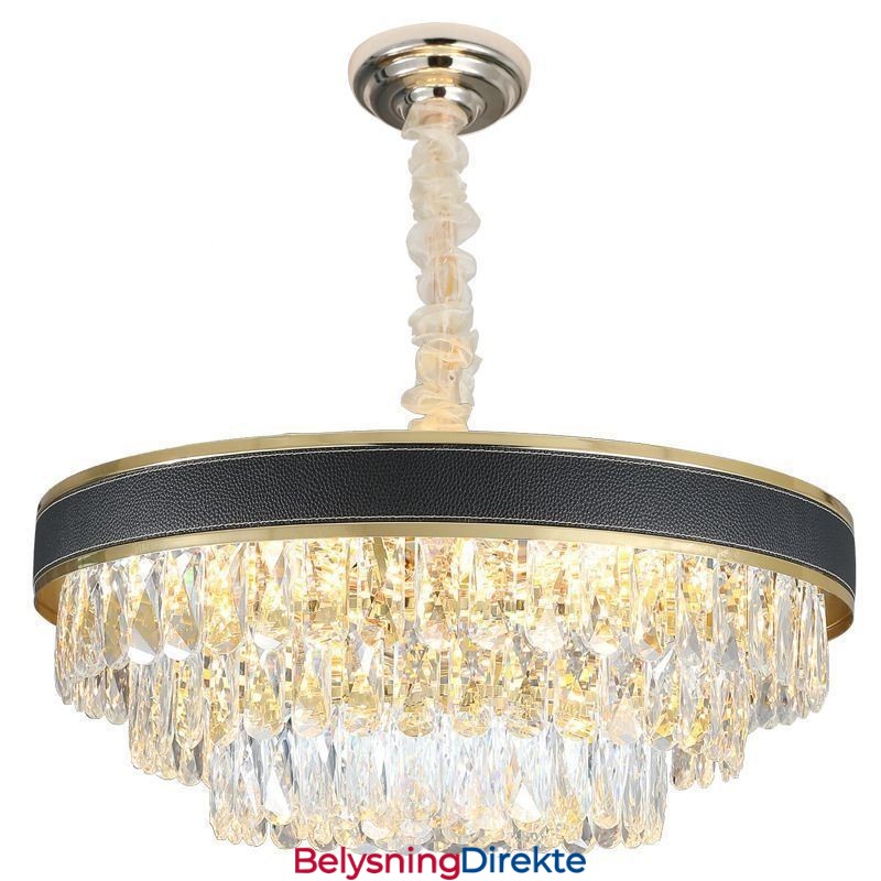 Moderne Pendellampe Krystall Taklampe 9 12 16 Lys