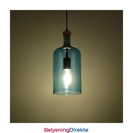 Lysekrone Moderne Pendellampe Med Glasskjerm