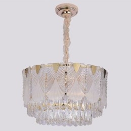 Krystall Pendellampe Lace Rund Taklampe