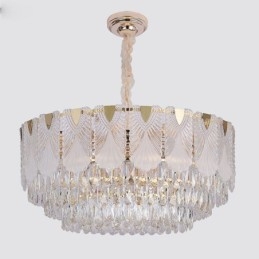 Krystall Pendellampe Lace Rund Taklampe