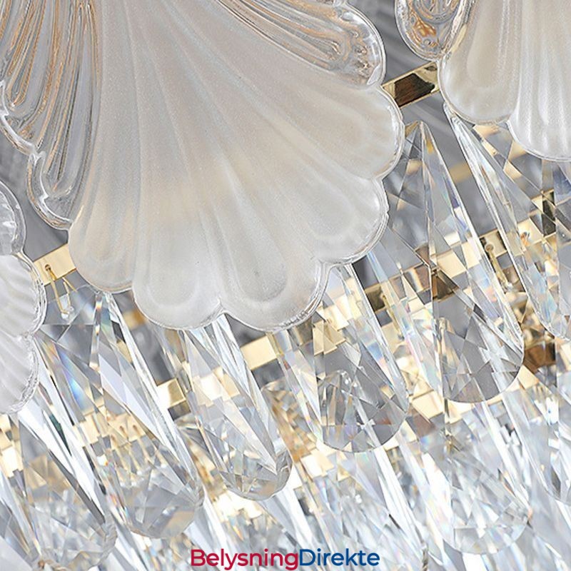 Krystall Pendellampe Lace Rund Taklampe