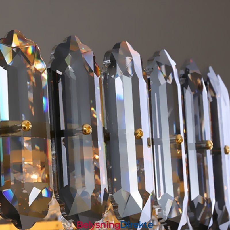 Krystall Pendellampe Konisk Hengende Lysarmatur