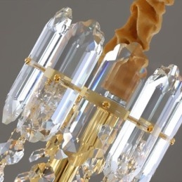 Krystall Pendellampe Konisk Hengende Lysarmatur