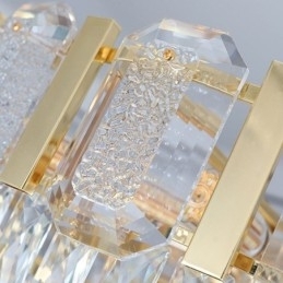 Krystall Pendellampe Rund Taklampe