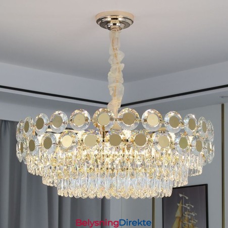 Moderne Krystall Pendellampe I Takbelysning