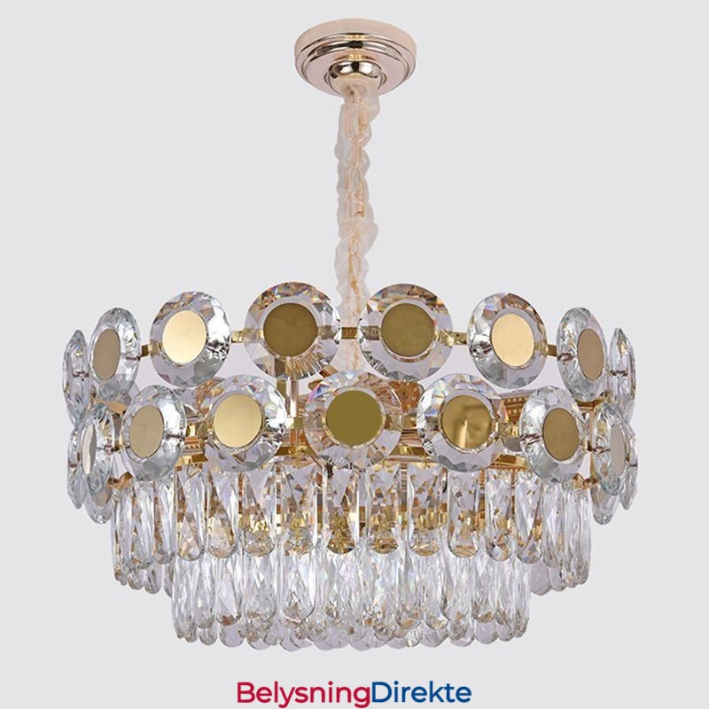 Moderne Krystall Pendellampe I Takbelysning
