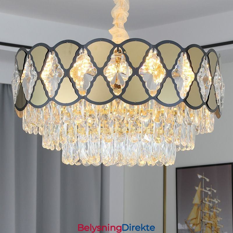 Krystall Pendellampe Moderne Blonde Taklamper