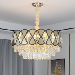 Krystall Pendellampe Moderne Blonde Taklamper