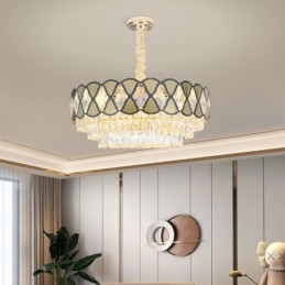 Krystall Pendellampe Moderne Blonde Taklamper