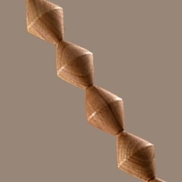 Tradisjonell Klassisk Mini-Stil Lysekrone I Tre Og Bambus