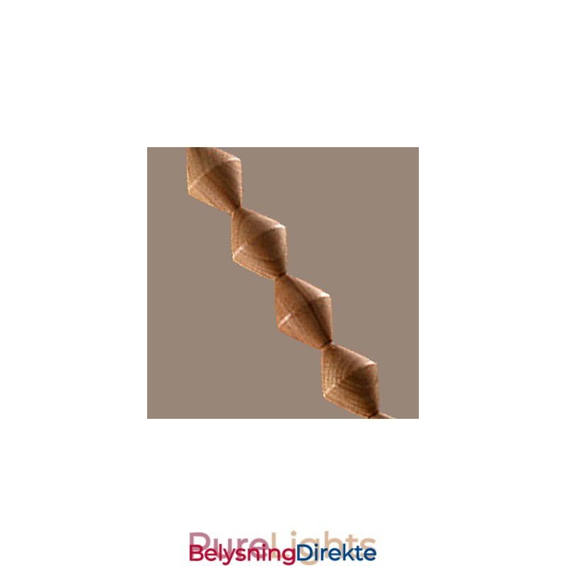 Tradisjonell Klassisk Mini-Stil Lysekrone I Tre Og Bambus