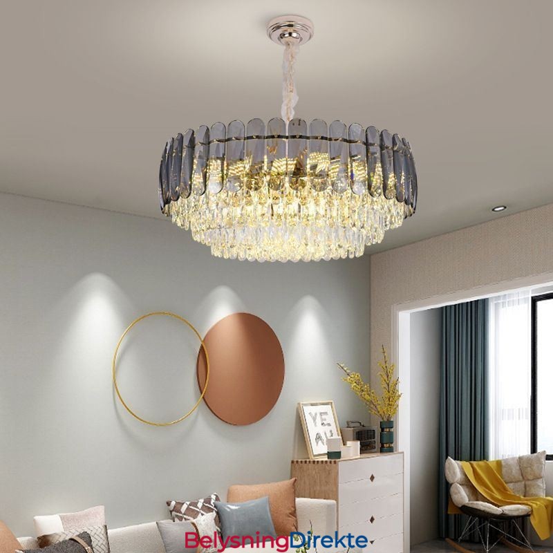 Krystall Pendellampe I Taket