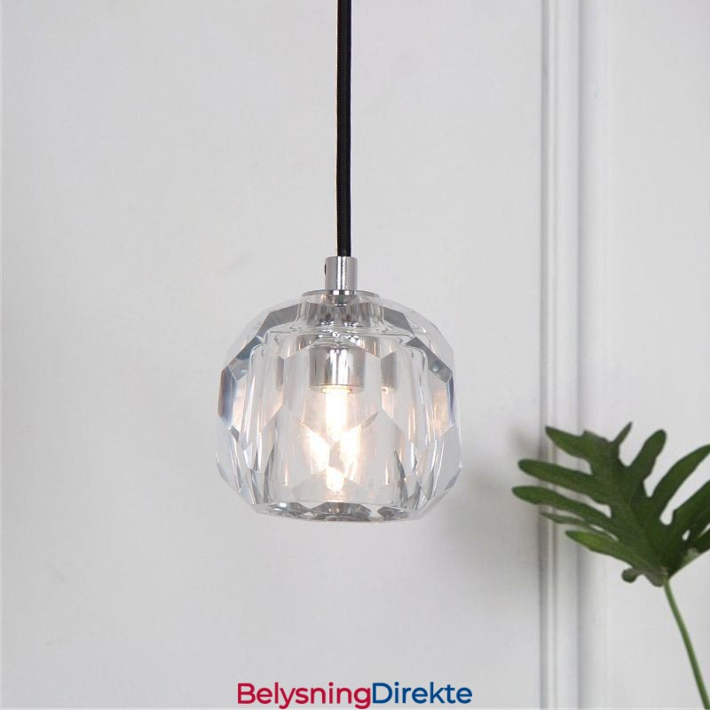 Moderne Krystallfotballformet Taklampe Hengende Lys