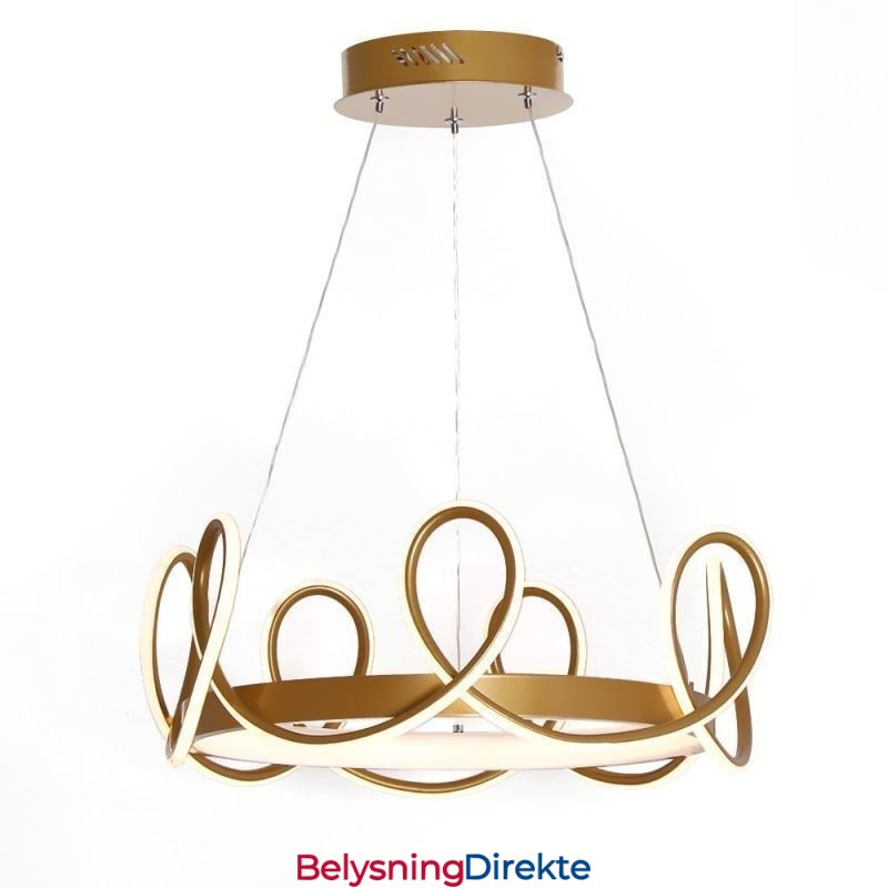 Moderne Hengelampe Crown Pendellampe Aluminium 1 Lyspære