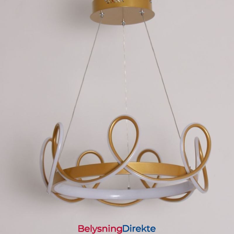 Moderne Hengelampe Crown Pendellampe Aluminium 1 Lyspære