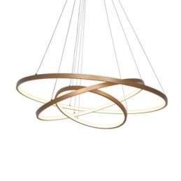 Pendellampe Moderne Lysekronebelysning Taklampe Med 3 Ringer