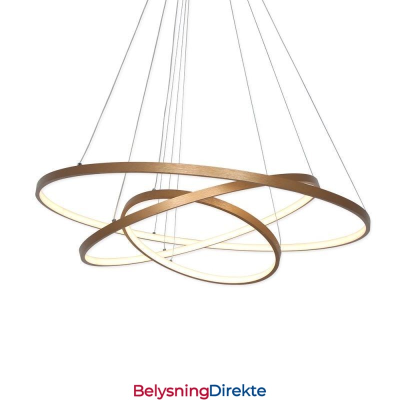 Pendellampe Moderne Lysekronebelysning Taklampe Med 3 Ringer