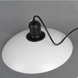 Kontraktert Hvit Droplight Rustikk Hytte Tradisjonell Klassisk Pendellampe